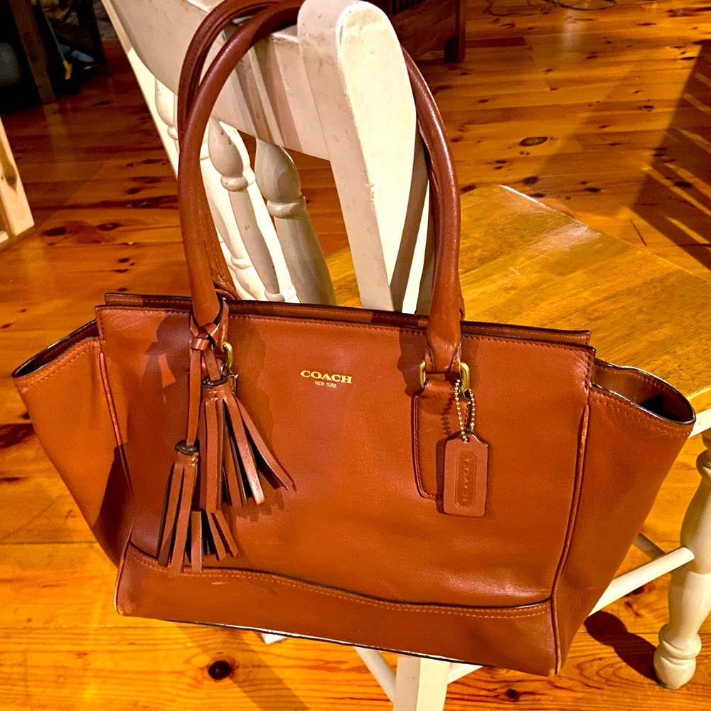 COACH Legacy Candace Medium Handbag - Cognac